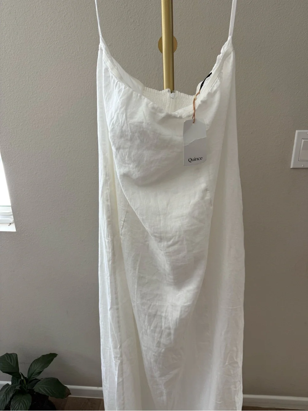 Quince 100% European Linen Strapless Maxi Dress - Picture 5 of 9